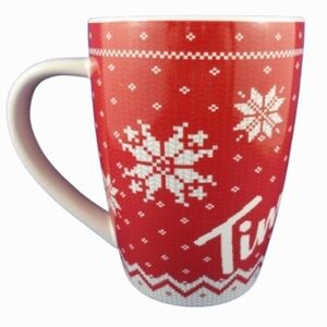 Tim Hortons Snowflake Holiday Sweater-Stitch MUG, 2015